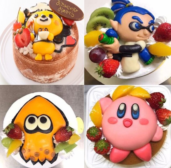 お菓子のグランパ：２種類の立体カービィ誕生日ケーキから選んで注文！